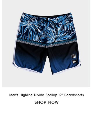 Product 3 - Men's Highline Divide Scallop 19 In Boardshorts