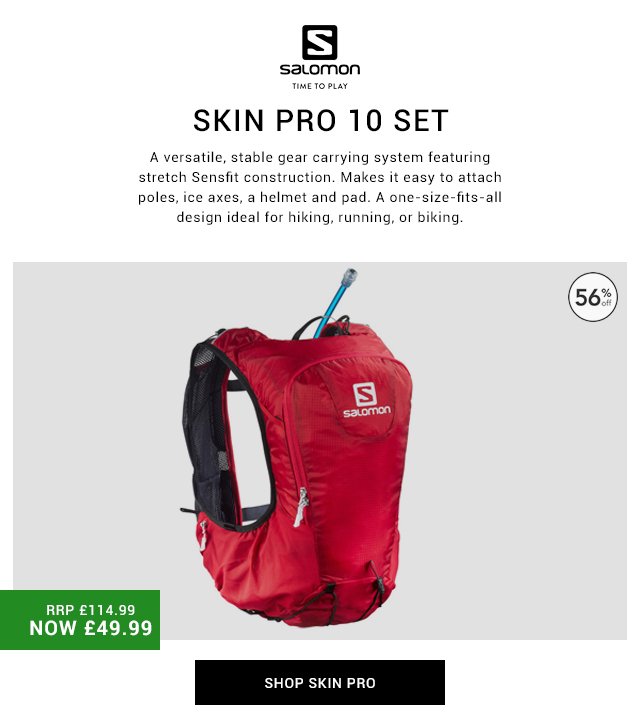 Shop Salomon Skin Pro 10 Set