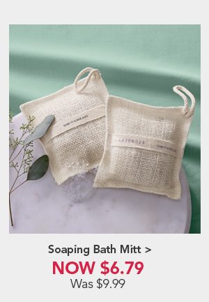 Soaping Bath MittNow $6.79 Was $9.99