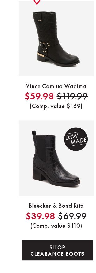 SHOP CLEARANCE BOOTS