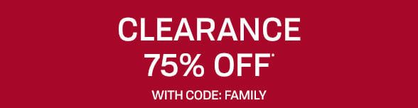 75% off Clearance