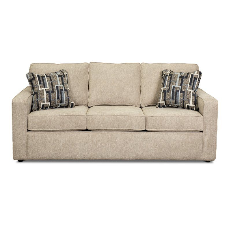 Norris Jute Beige Casual Queen Sleeper Sofa