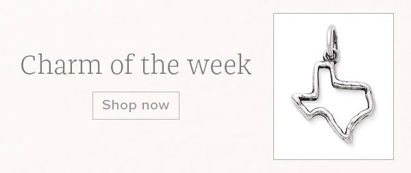Charm of the week - Texas Forged Charm - Shop now