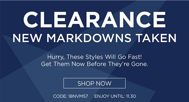 Clearance New Markdowns Taken - Shop Now