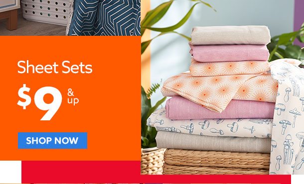 Sheet Sets $9 & Up