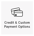 Credit & Custom Payment Options