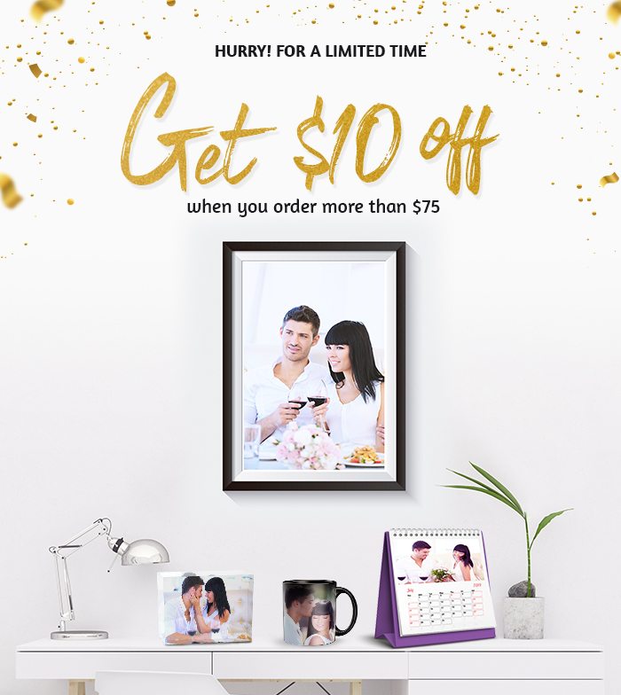 This is the perfect chance to order canvases, mugs, and photo gifts.