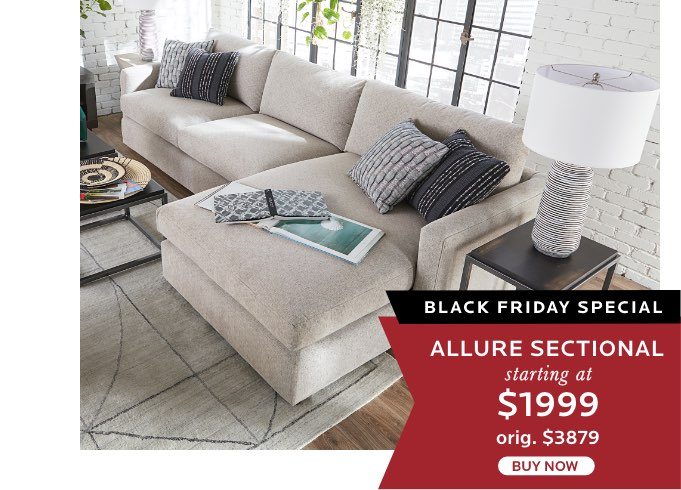 Allure Sectional Starting at $1999