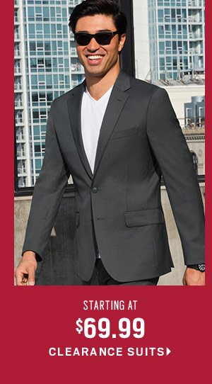 Starting at $69.99 clearance suits.