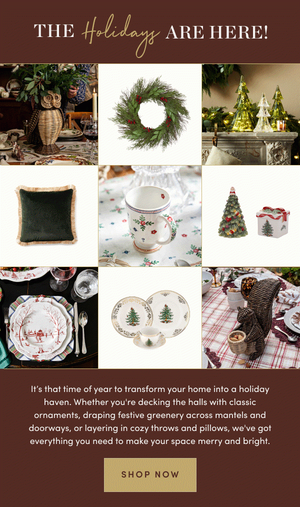 Shop Holiday Decor