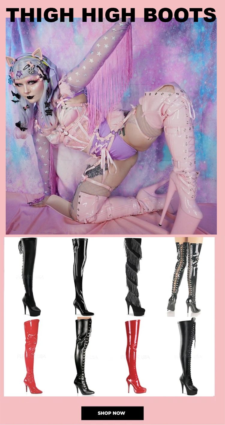 Sexy Thigh High Boots Perfect For Halloween!