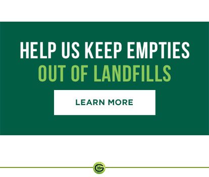 HELP US KEEP EMPTIES OUT OF LANDFILLS - LEARN MORE