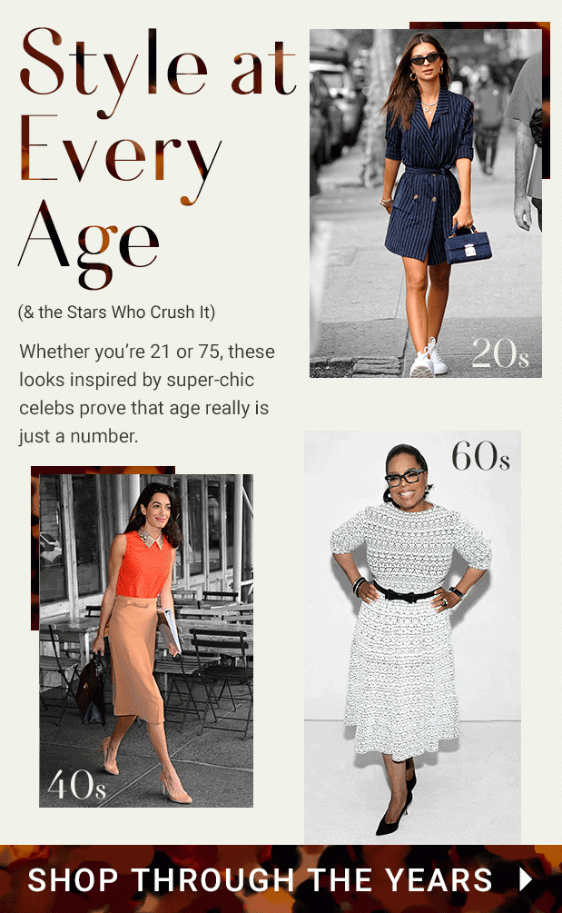 Celeb-Inspired Style at Every Age. Who’s counting?