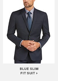 Blue Slim Fit Suit>