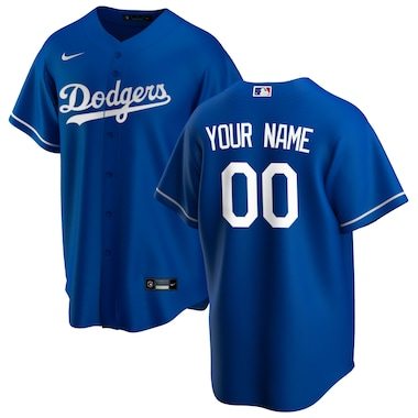 Nike Los Angeles Dodgers Royal Alternate 2020 Replica Custom Jersey
