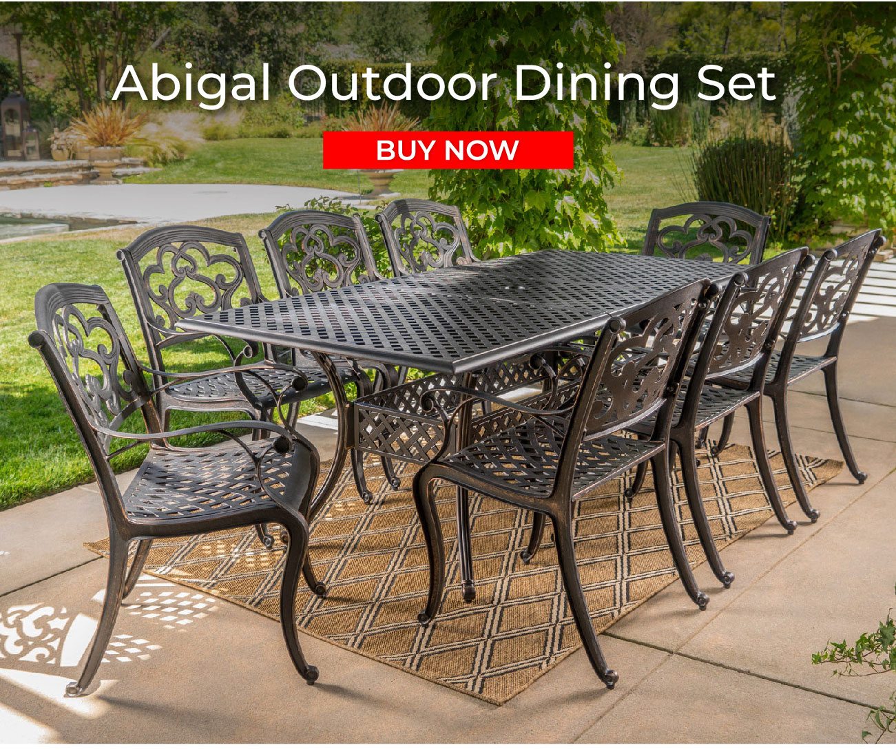 Abigal Outdoor Dining Set