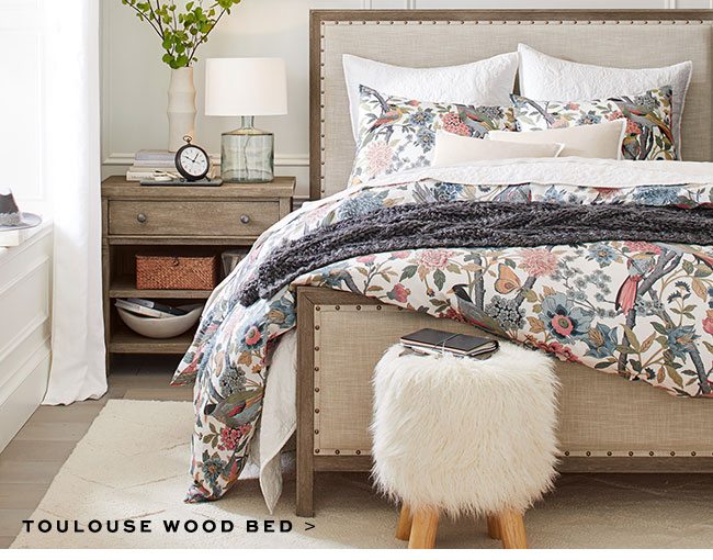 TOULOUSE WOOD BED >