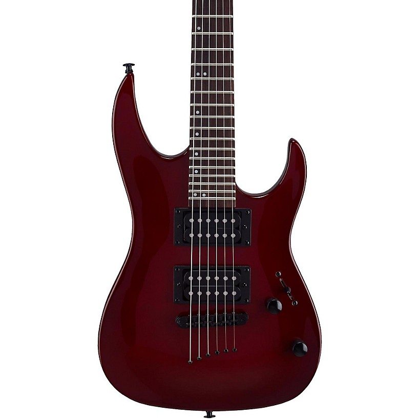 Mitchell MM100 Mini Double Cutaway, Blood Red