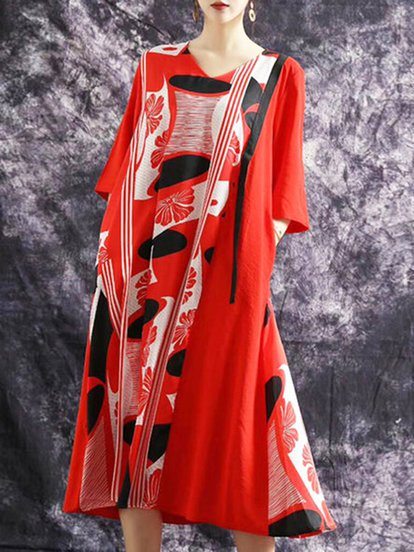 Daily Graphic Printed Maxi Dr...