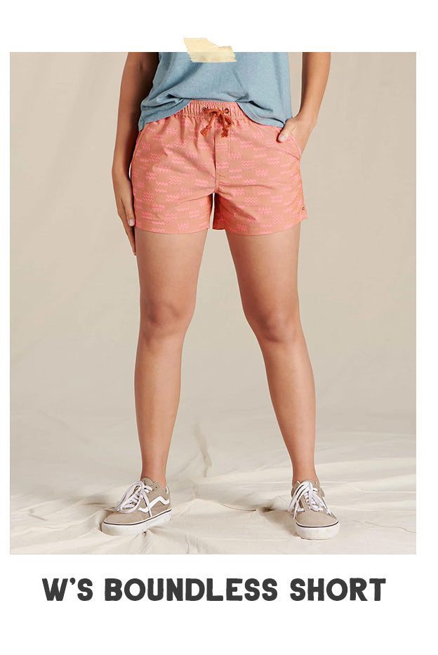 Women's Boundless Short in Rust Swell Print