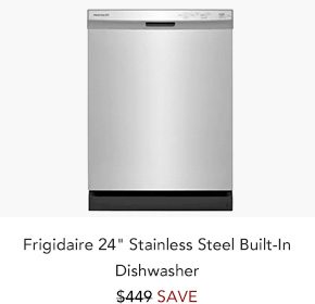 Shop Frigidaire 24 Stainless Steel Built-In Dishwasher