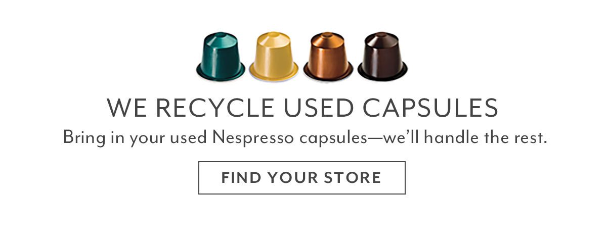 We Recycle Used Capsules