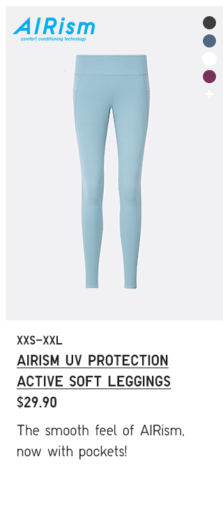 PDP2 - WOMEN AIRISM UV PROTECTION ACTIVE SOFT LEGGINGS