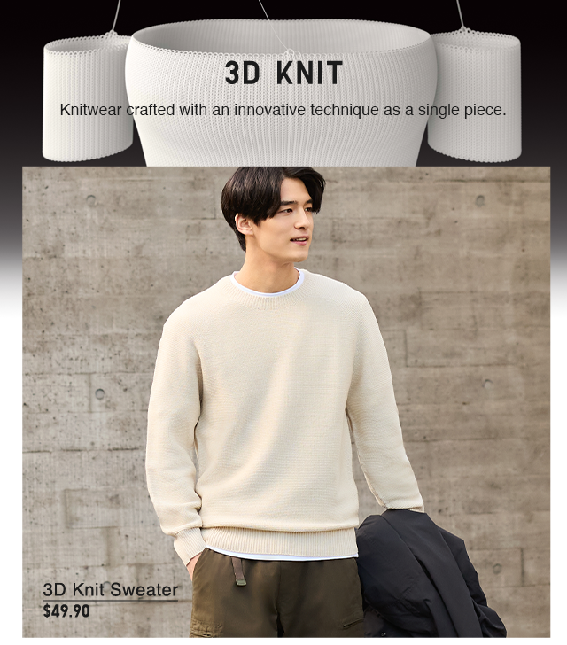 PDP1 - MEN 3D KNIT SWEATER