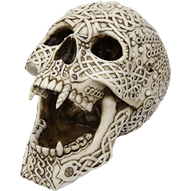 Fanged Celtic Skull