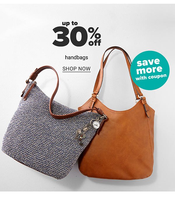 up to 30% off Handbags - Shop Now