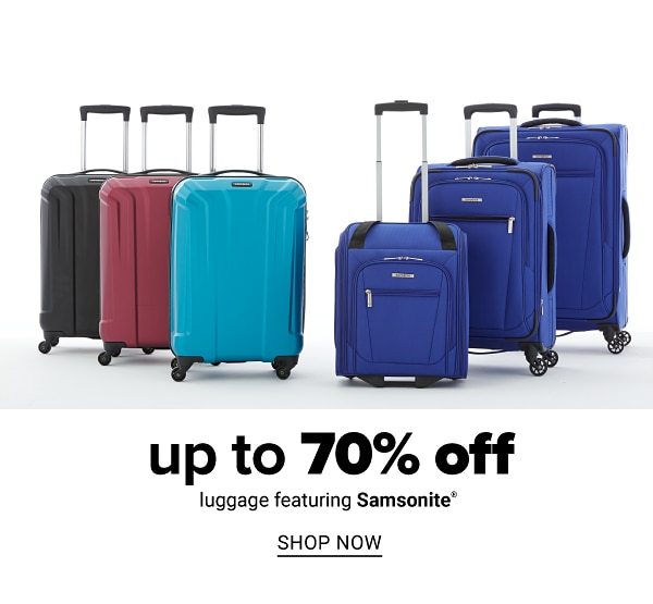 Up to 70% off Luggage feat. Samsonite - Shop Now