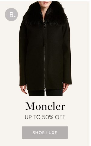 MONCLER, UP TO 50% OFF, SHOP LUXE
