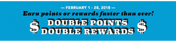 Double Points Double Rewards