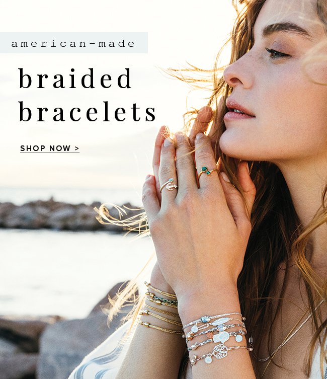 Precious Threads braided bracelets are you go-to style for summer. Shop now and wear them all season long. 