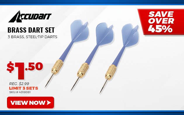 Accudart Brass Dart Set