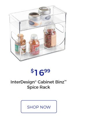 InterDesign® Cabinet Binz™ Spice Rack | $16.99 | shop now