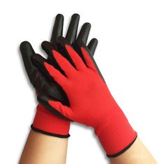 Garden Labour Protection Nylon Glove 1 Pair Nitrile Coated Working Gloves