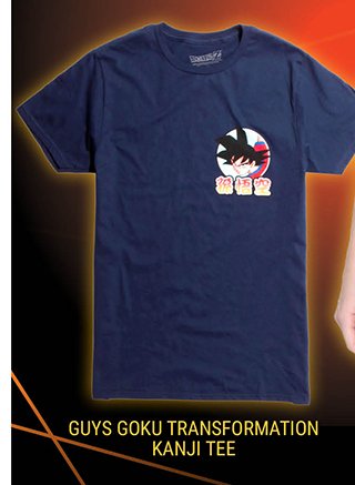 Goku Transformation Kanji Tee