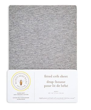 Baby Solid Organic Cotton BEESNUG® Fitted Crib Sheet