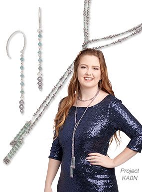 Lariat-Style Necklace and Earring Set