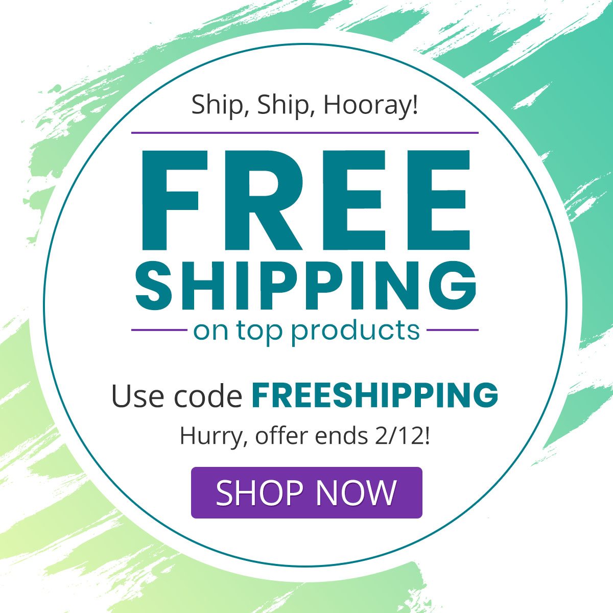 Free Shipping on top products! Use code FREESHIPPING. Hurry, ends 2/12!