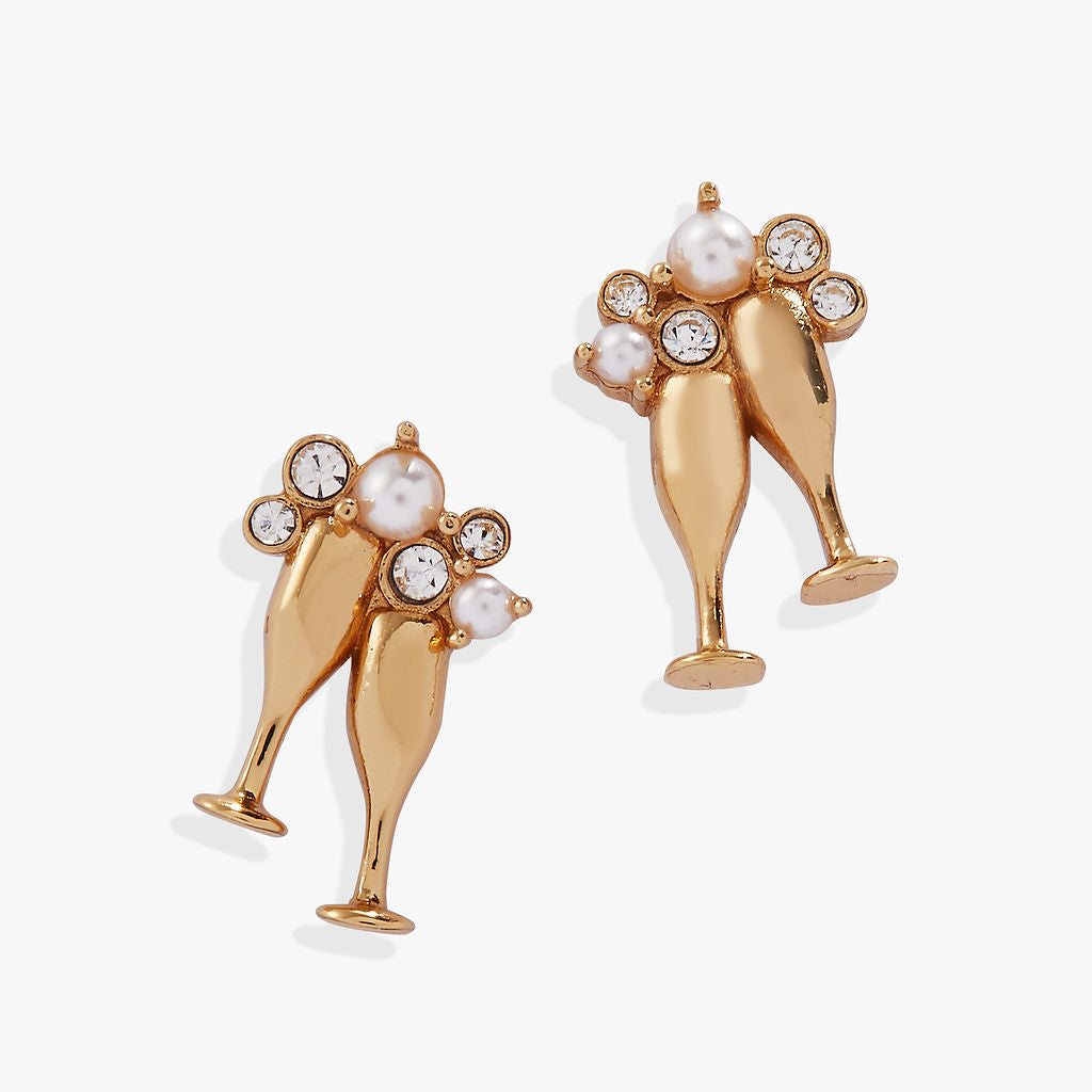 Image of Champagne Stud Earrings