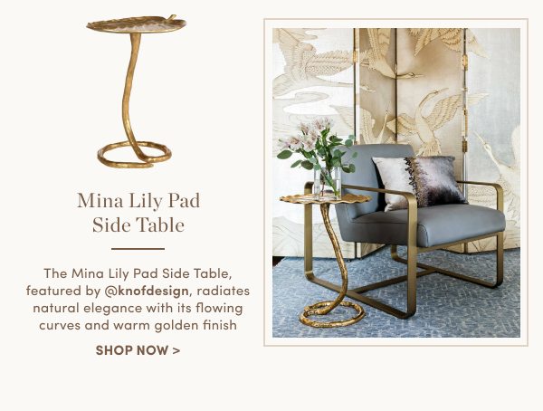 Mina Lily Pad Side Table