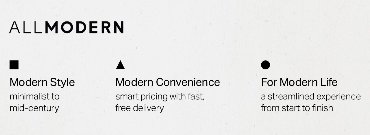 AllModern: Modern Style, Modern Convenience, For Modern Life