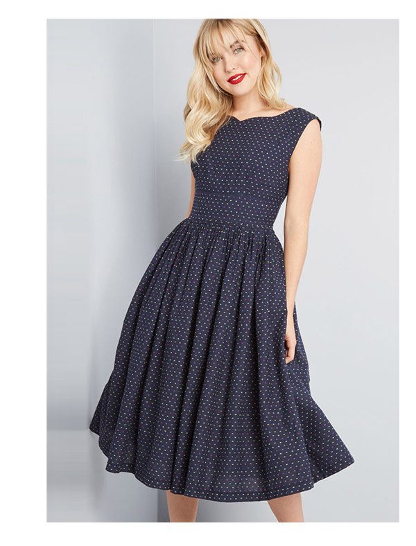 Fabulous Fit and Flare Dress with Pockets