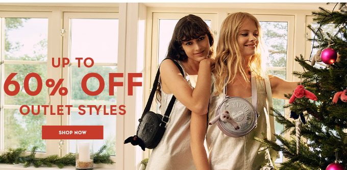 UP TO 60% OFF OUTLET STYLES SHOP NOW 