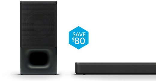 SAVE $80: S350 2.1-Ch. Soundbar