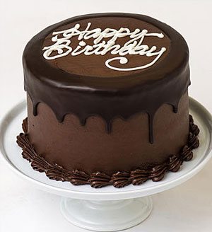 Happy Birthday Chocolate Cream Cheese Frosted Cake SHOP NOW 