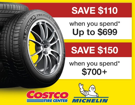 Save $110 when you spend* up to $600. Save $150 when you spend* $700+