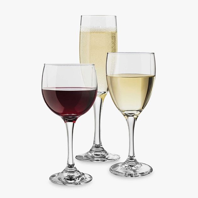 SALT™ Set of 12 White, Red, or Champagne Flute Stemware